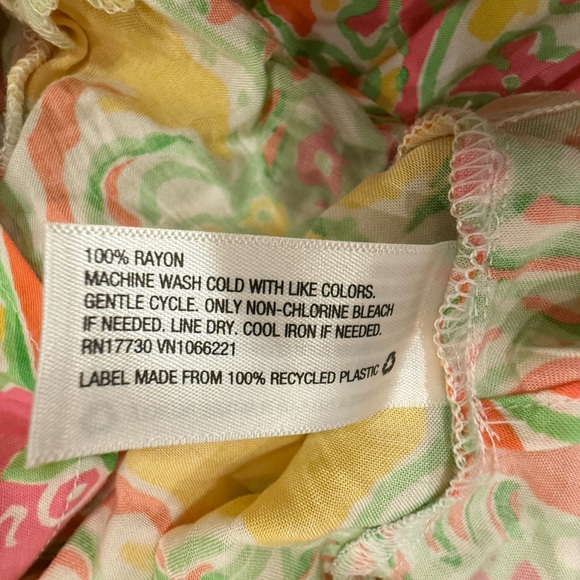 Lilly Pulitzer for Target Tie Front Romper – Size 1X - Picture 4 of 5